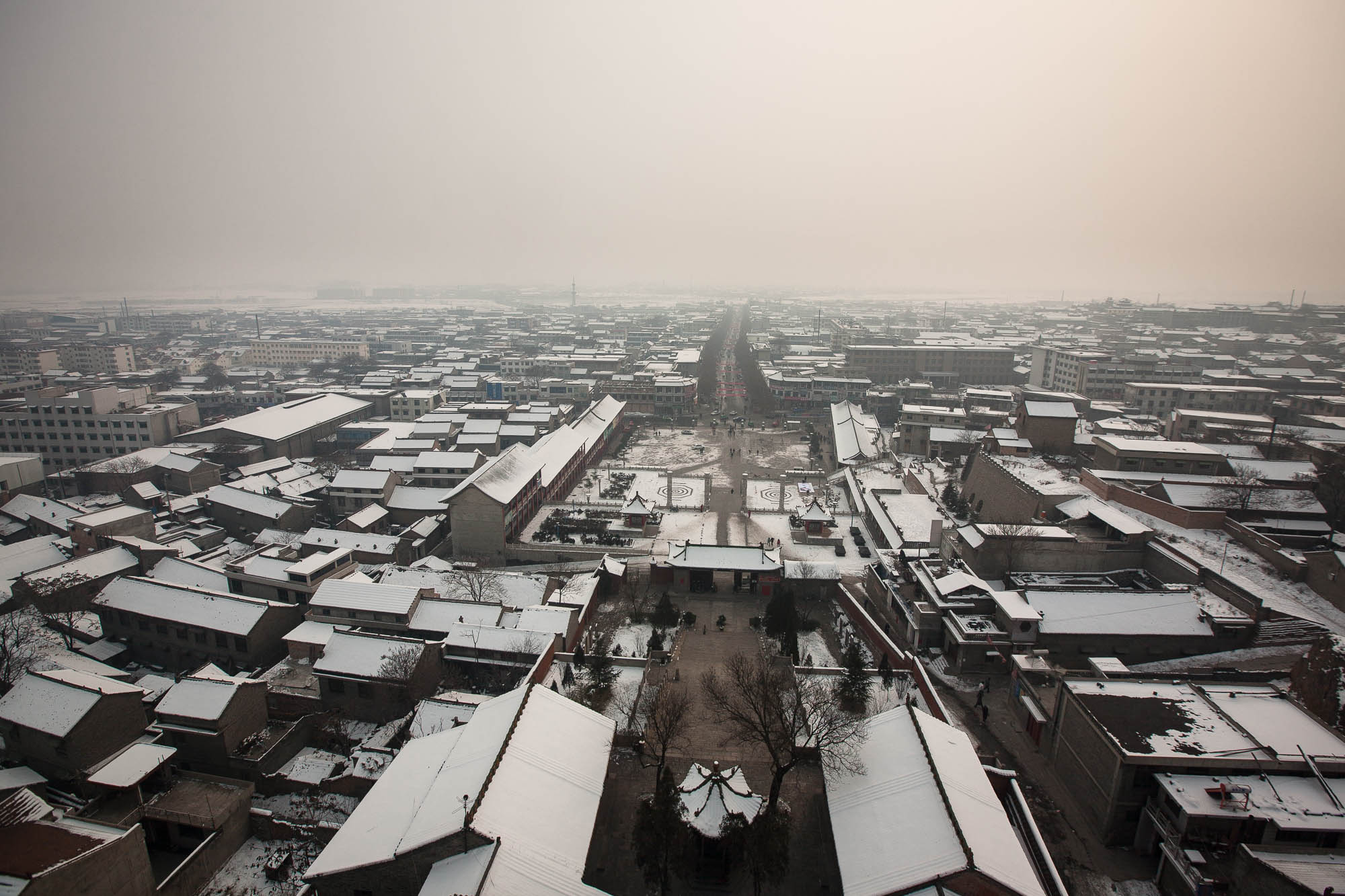 view over Xinjiang