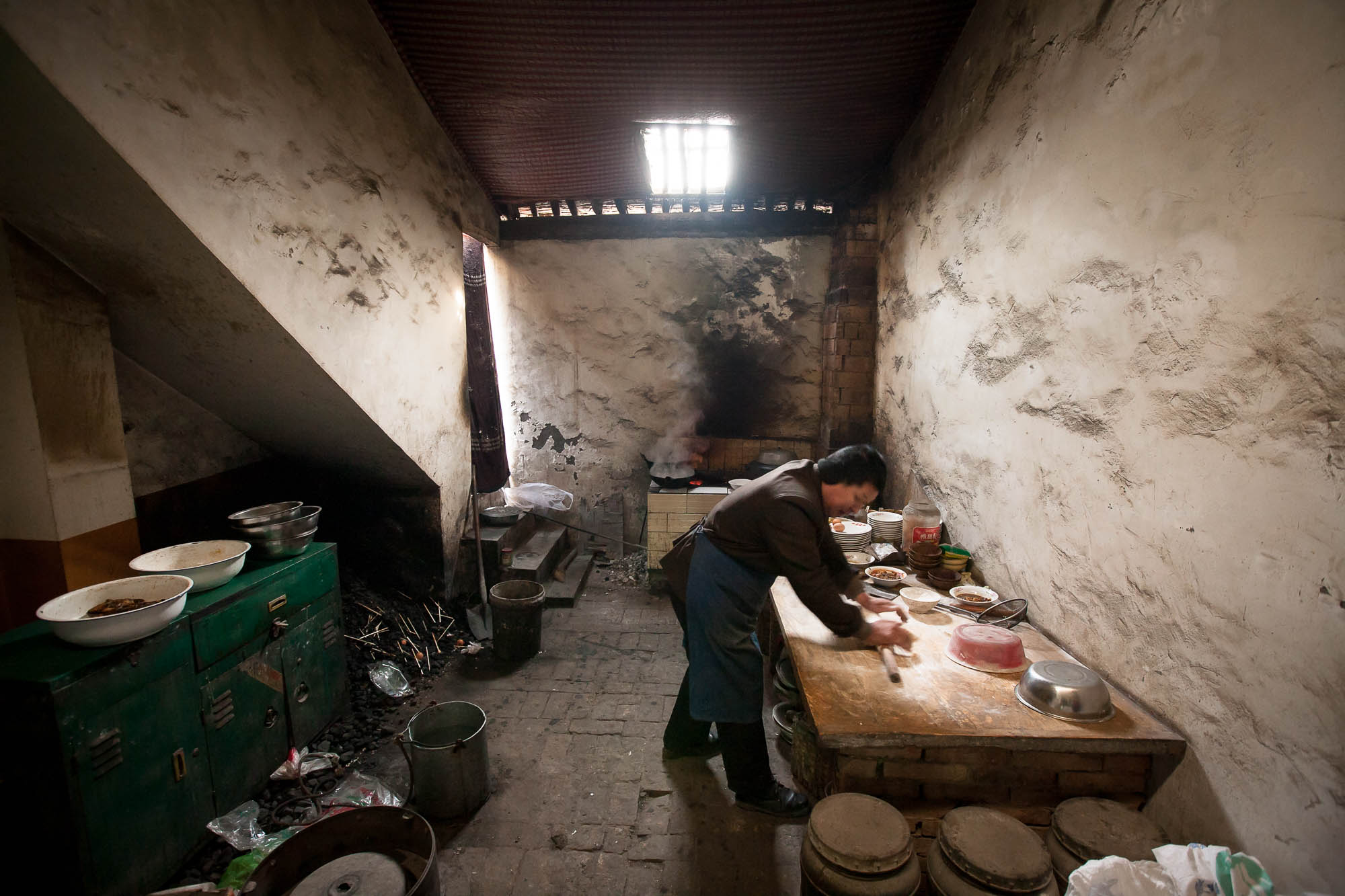 restaurant kitchen in Shanxi
