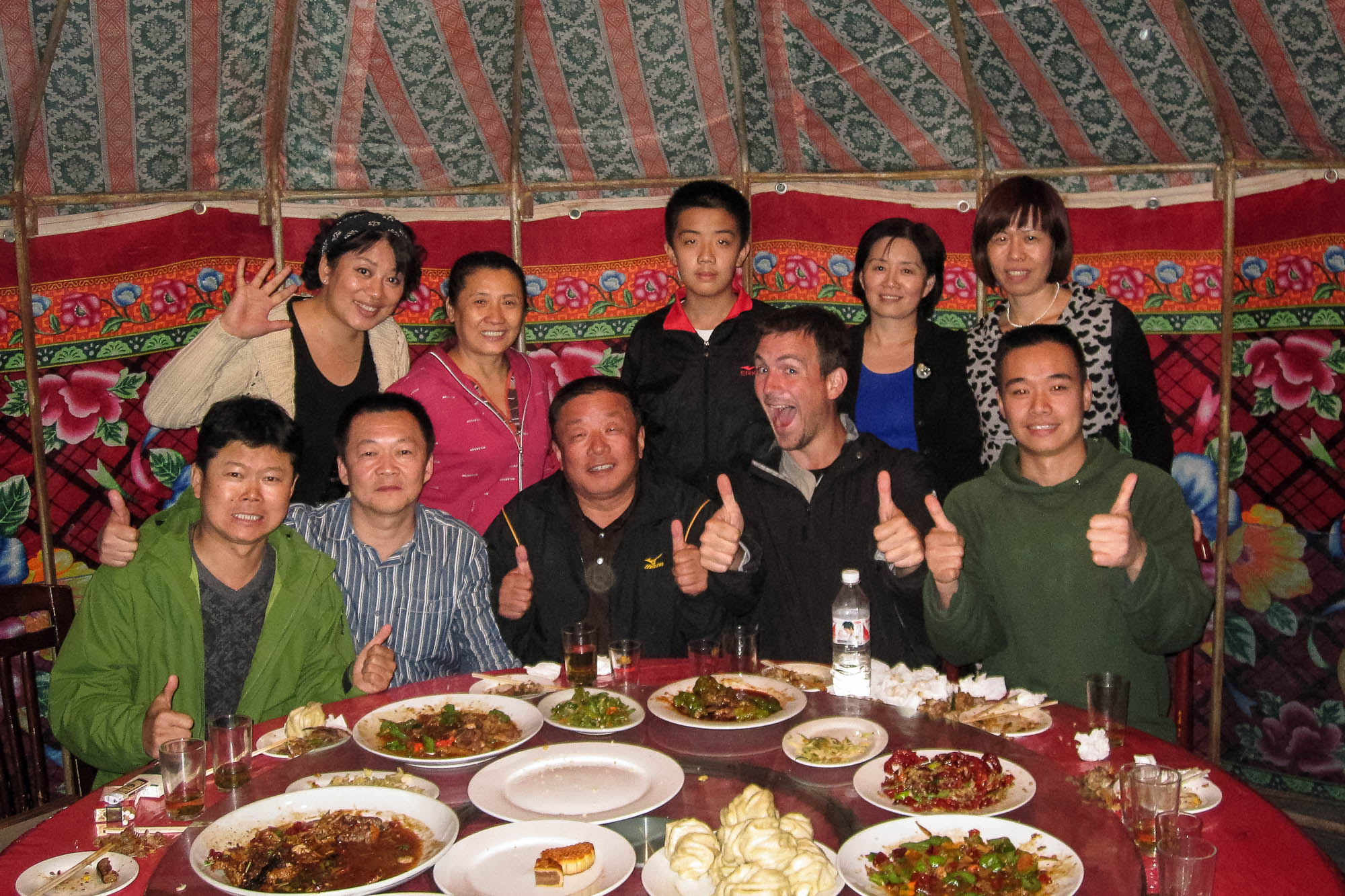 Some of the good people of Kuytun invited me to dinner
