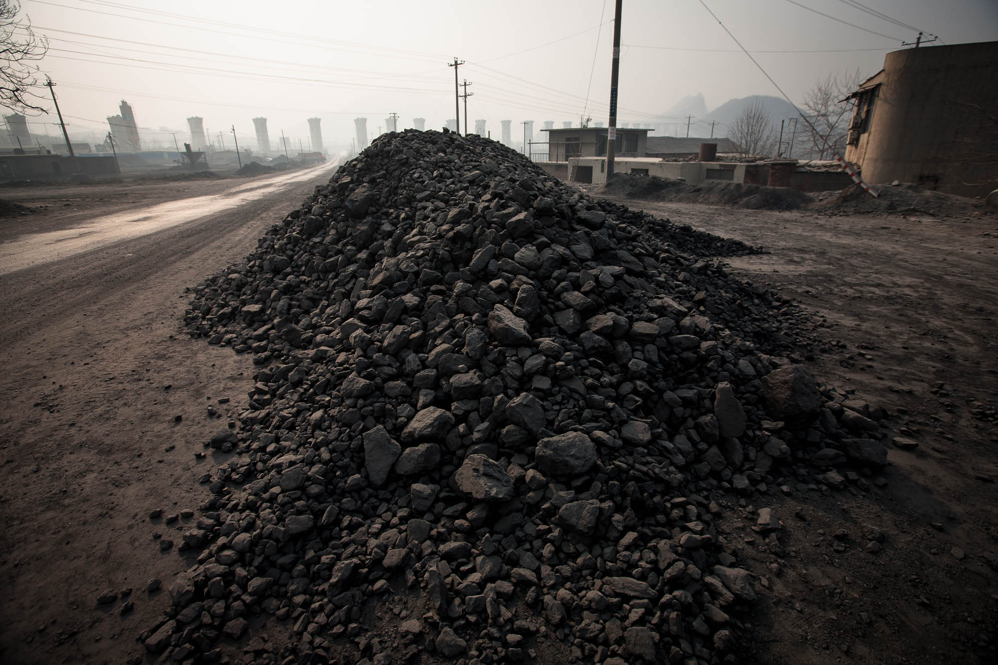 pile of coal between luquan and jingxing
