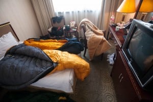 hotel room in Linyi
