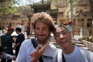Steven Li came by to see us in Dunhuang