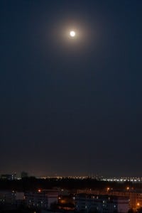 moon over Usu