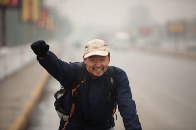 Zhu Hui helped me walk 40km on November 14th, 2007