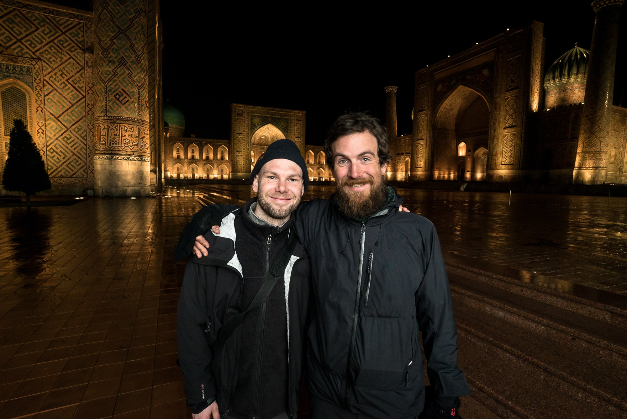 Ruben and Chris at the Registan