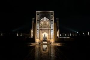 Gur Amir at night