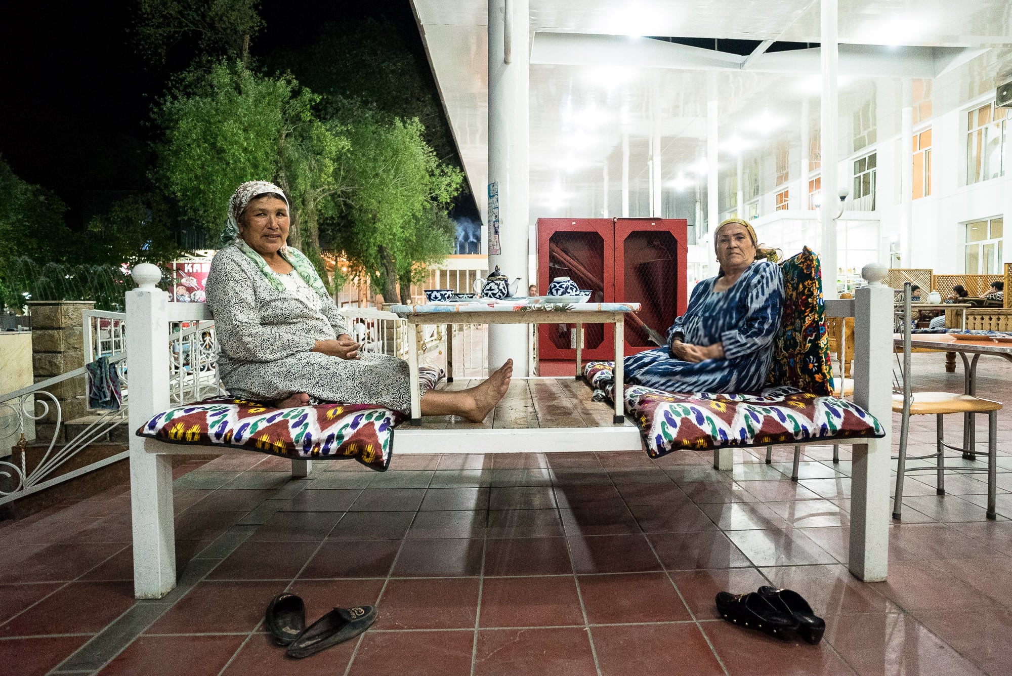 dinner in the Ferghana valley