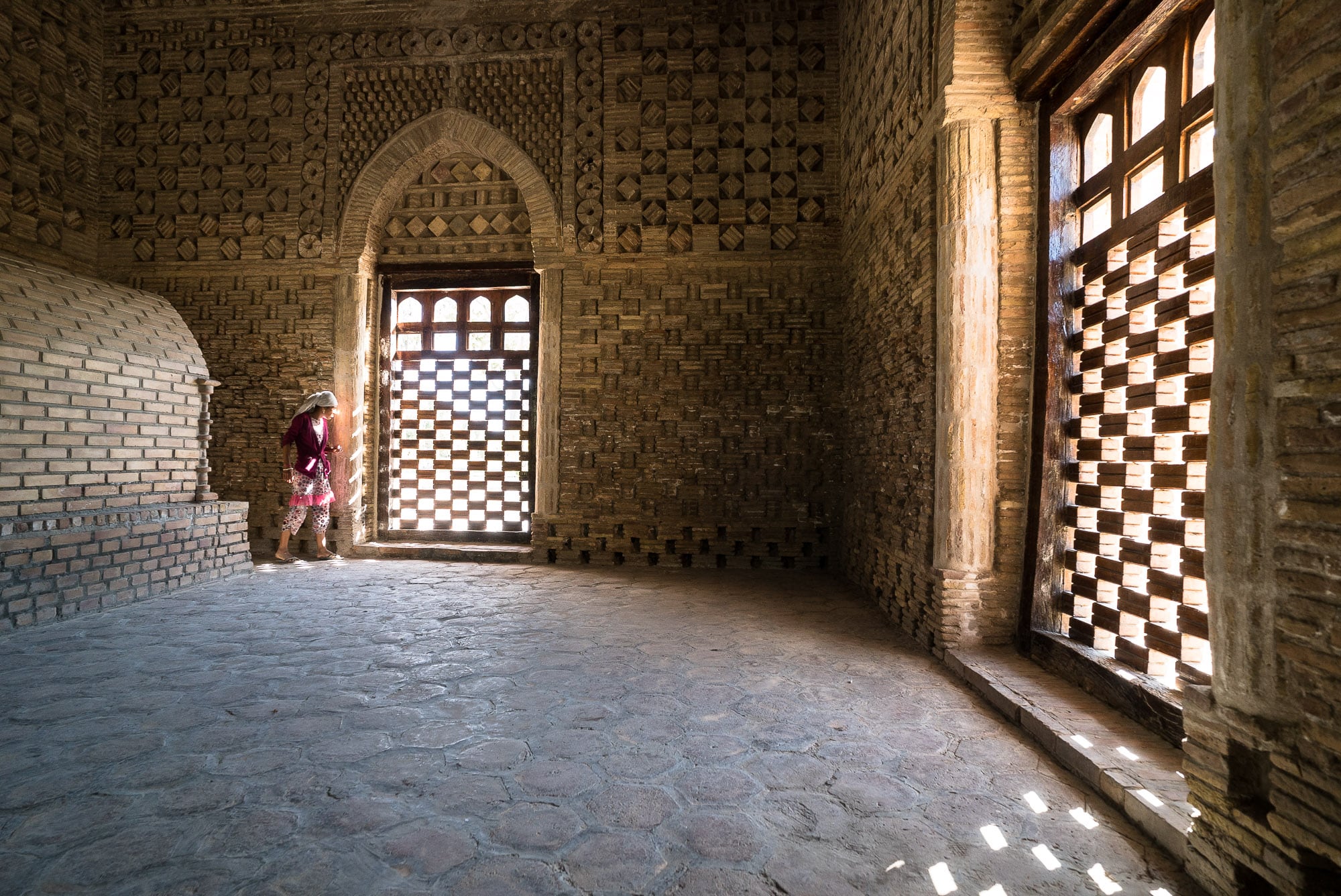 inside the Samanid mausoleum