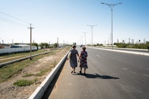road out of Turkmenabat