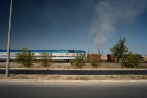 train in Turkmenistan