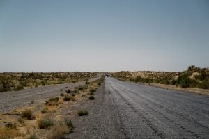 road through Turkmenistan