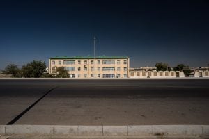 building near Mary, Turkmenistan