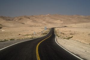 desert road near Shurloq