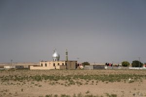 mosque in a village