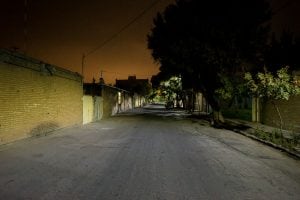 night walk through Razaviye