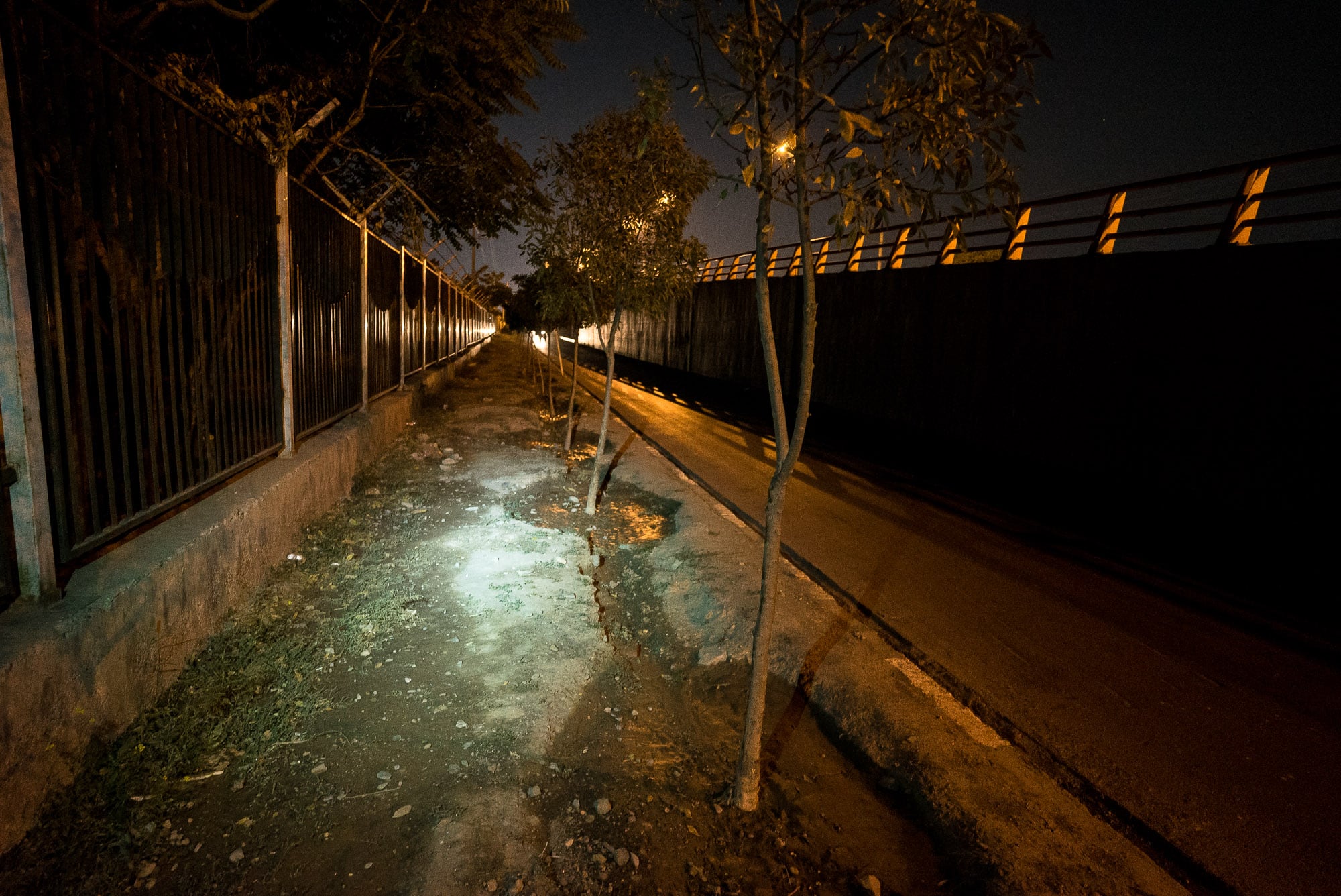 bad bad sidewalk in Mashhad