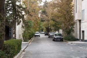 quiet street in Mashhad