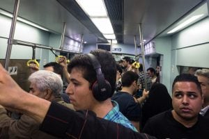 inside Mashhad metro