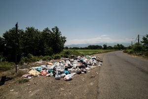 trash in Gilan