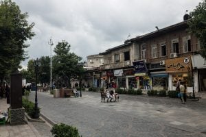 pedestrian zone in Rasht