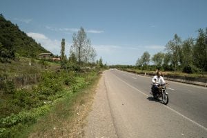 dude on motorcycle near Talesh