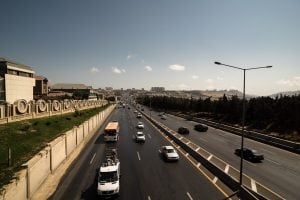highway out of Baku
