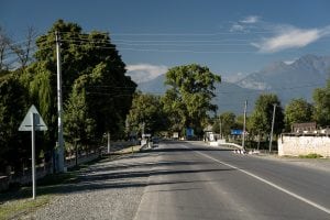 road in the Caucasus