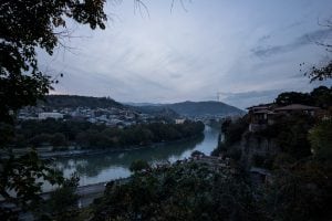 Tbilisi at dusk