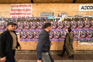 political ads in Tbilisi