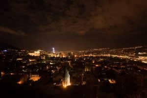 night over Tbilisi