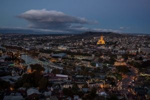 Tbilisi after nightfall