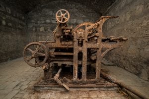 the printing press at the Joseph Stalin Underground Printing Pre