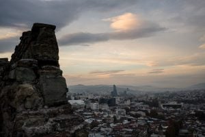 Narikala castle and Tbilisi