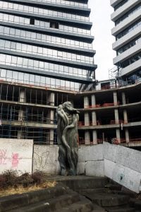 statue in Tbilisi