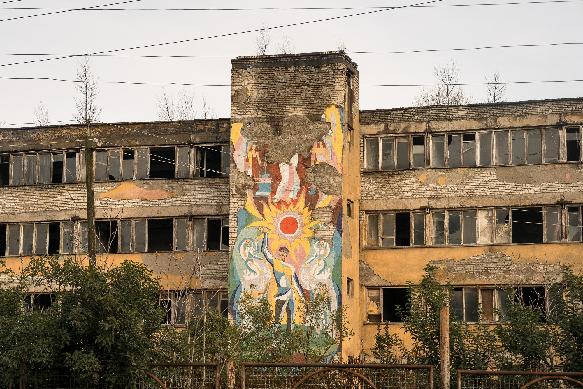 Soviet mural