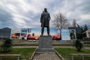 Mayakovsky statue in Baghdati