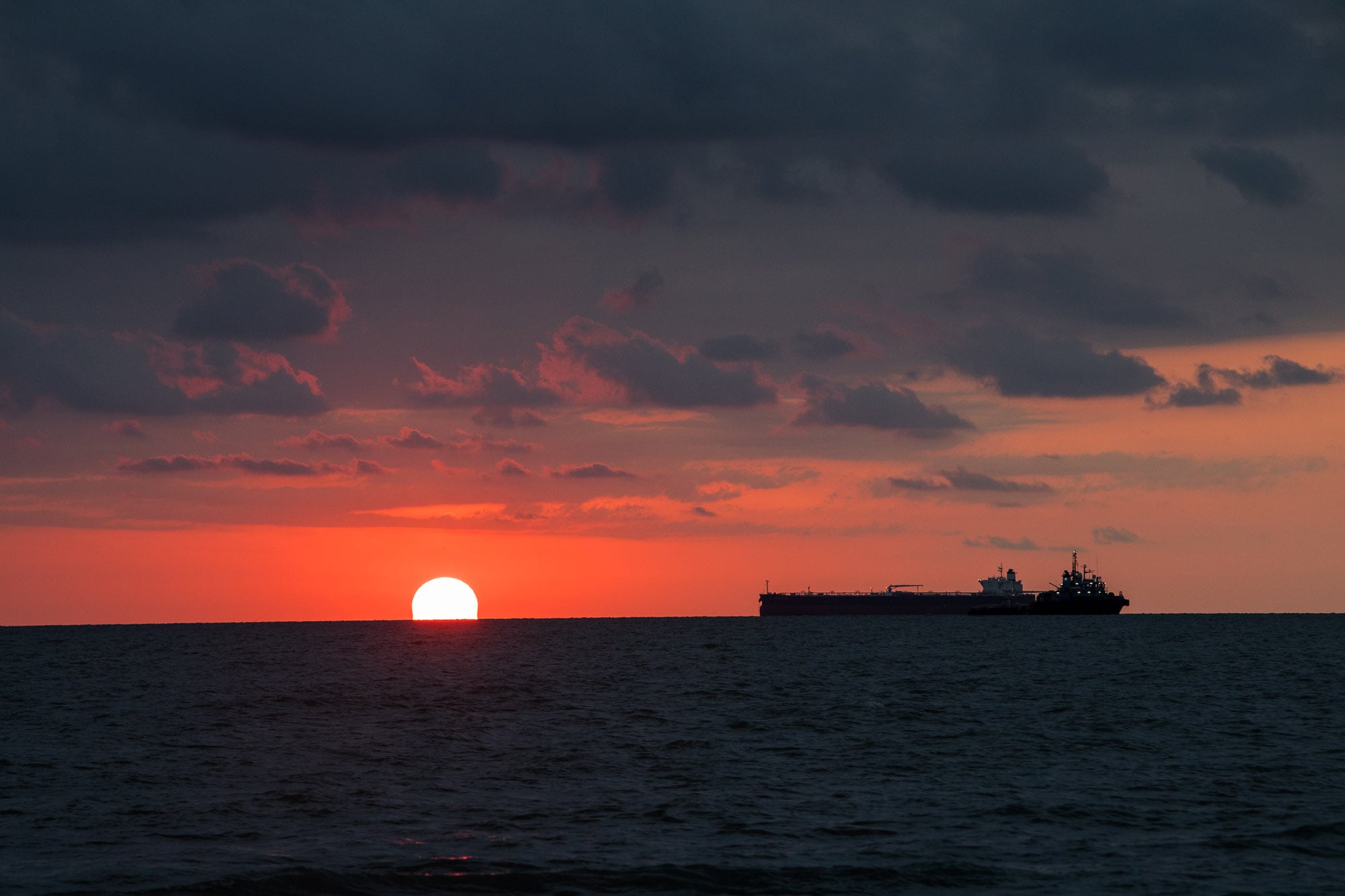 sunset over the Black Sea