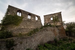 Trabzon wall ruins from the back