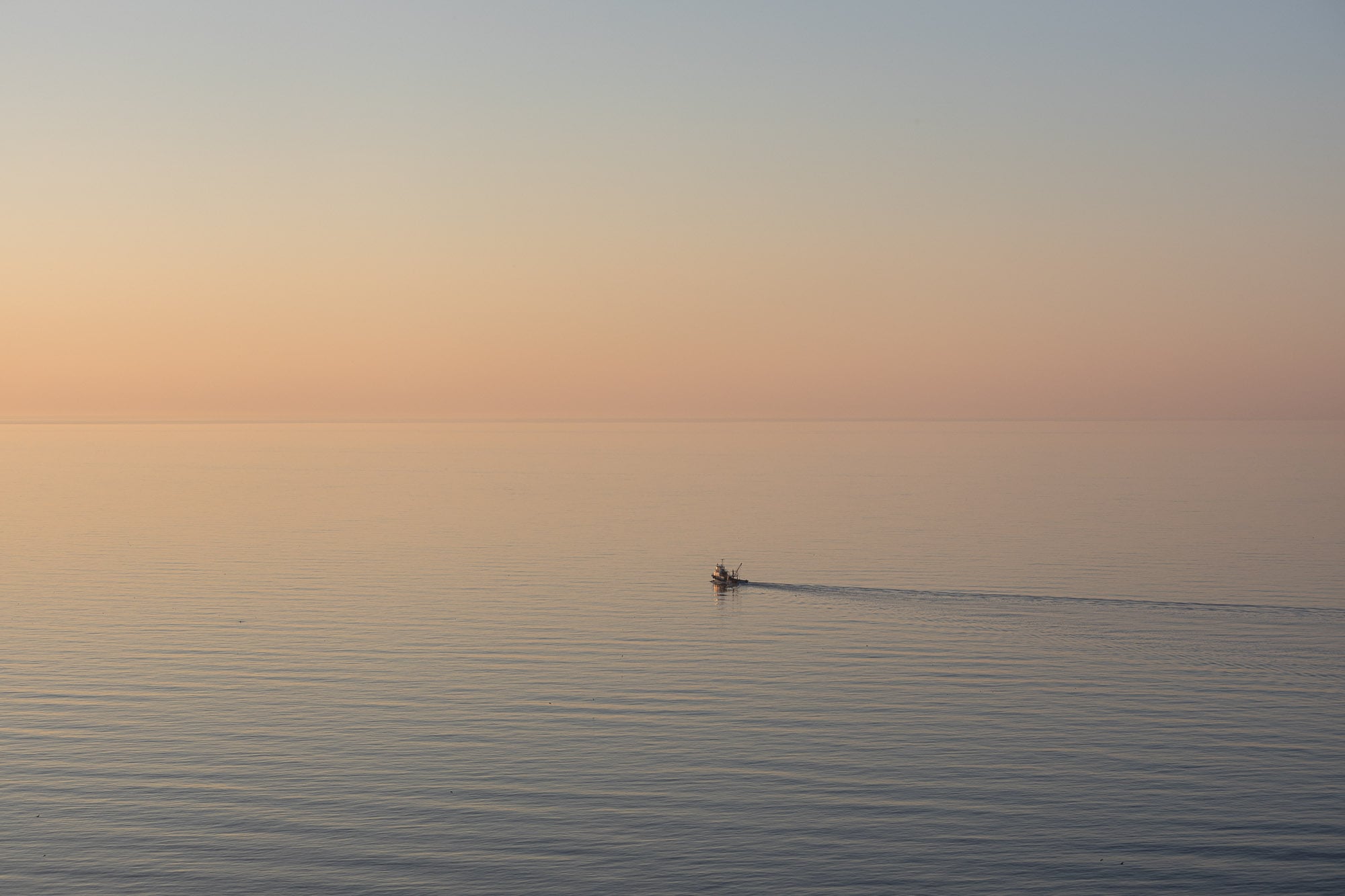 Evening light over the Black Sea