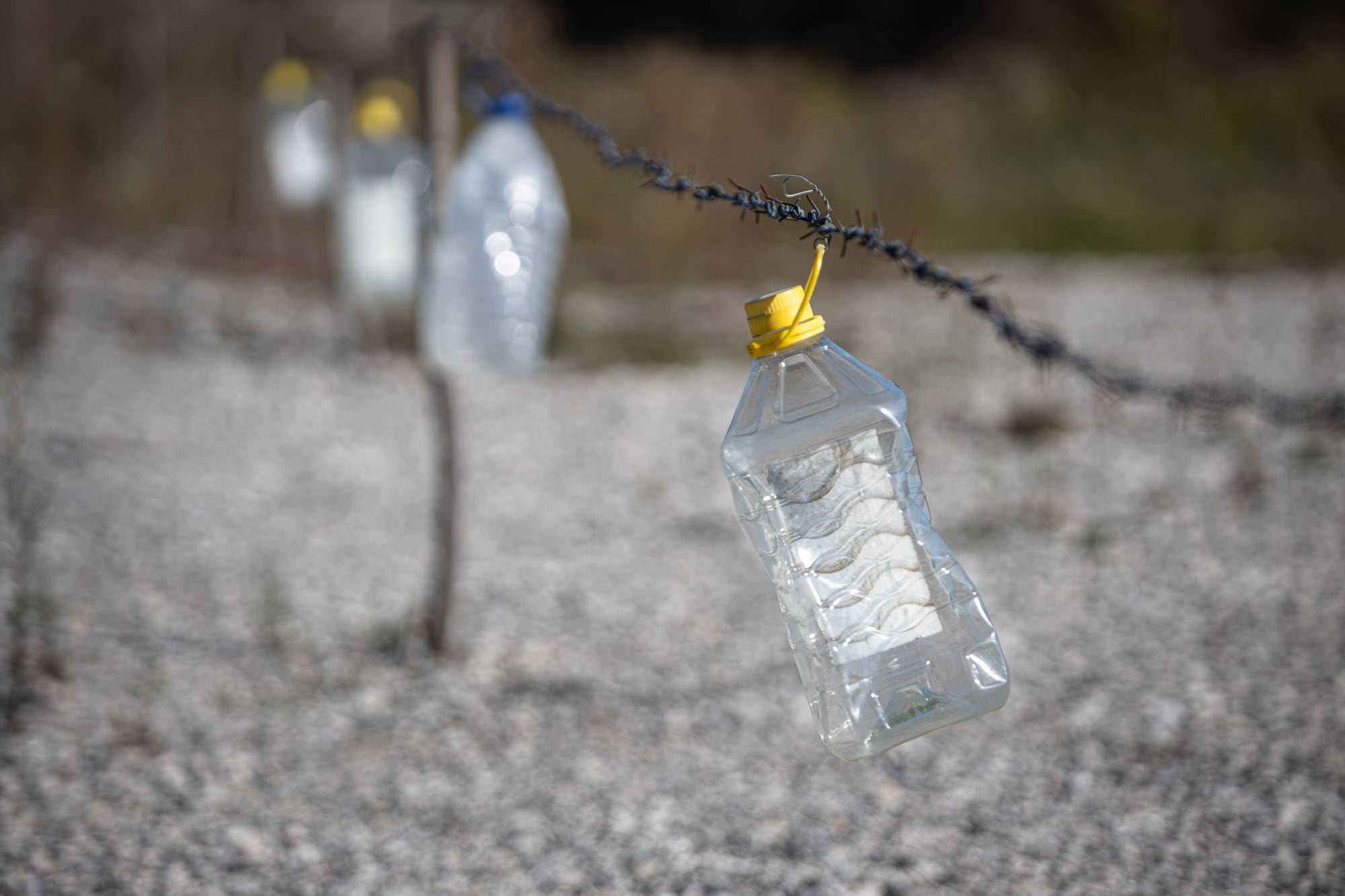 Are these bottles used to mark the barbed wire or do they have another purpose?