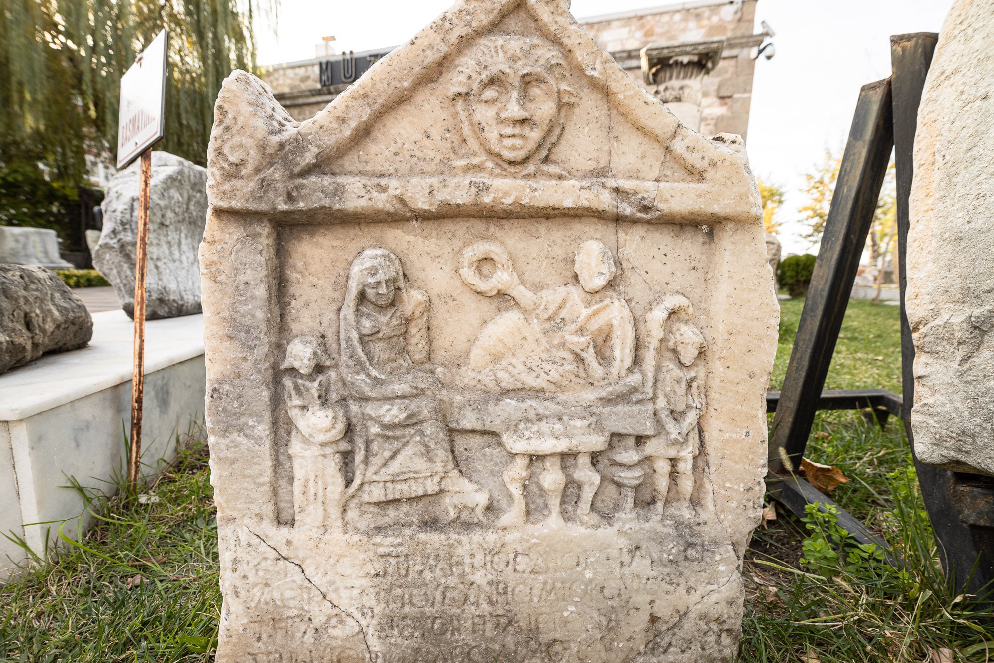 antique headstone