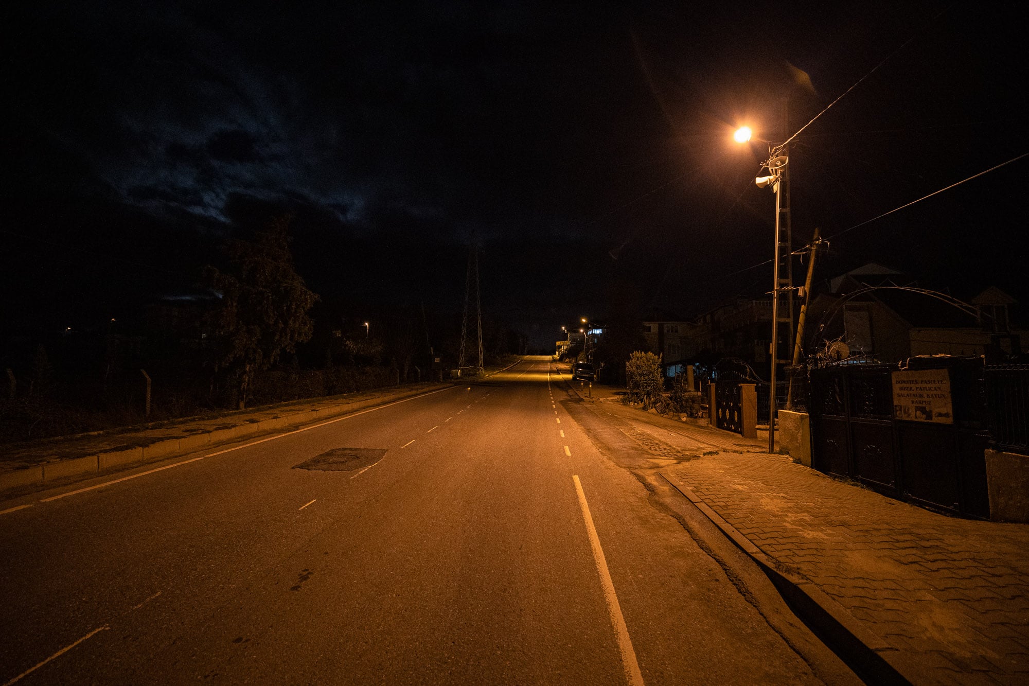 Dark road to Dogancili
