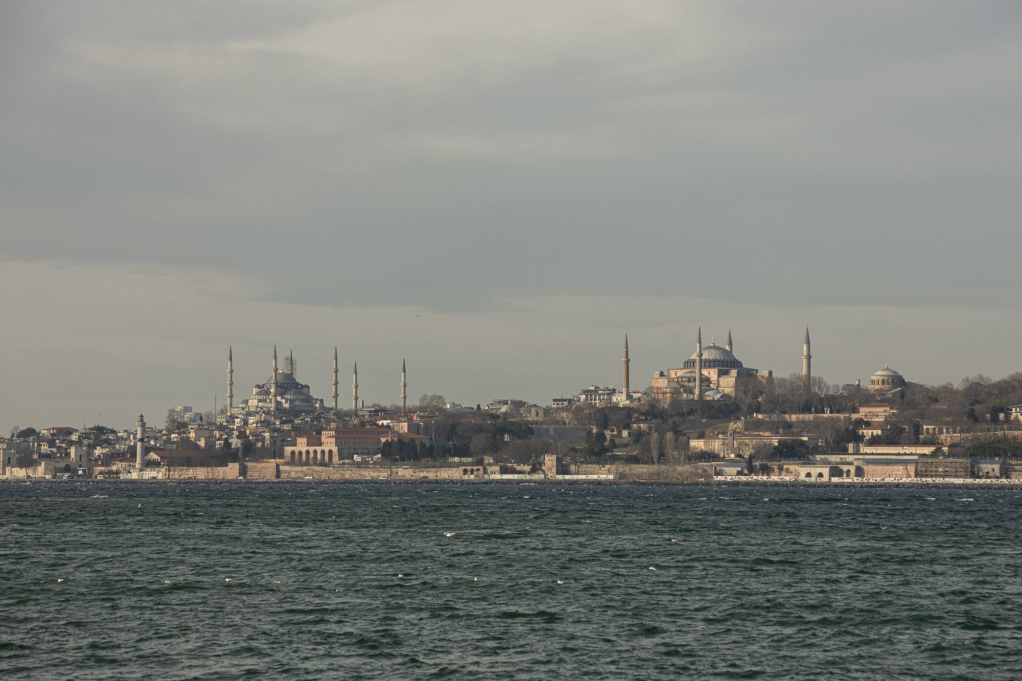 Hagia Sophia from across the Bosphorus
