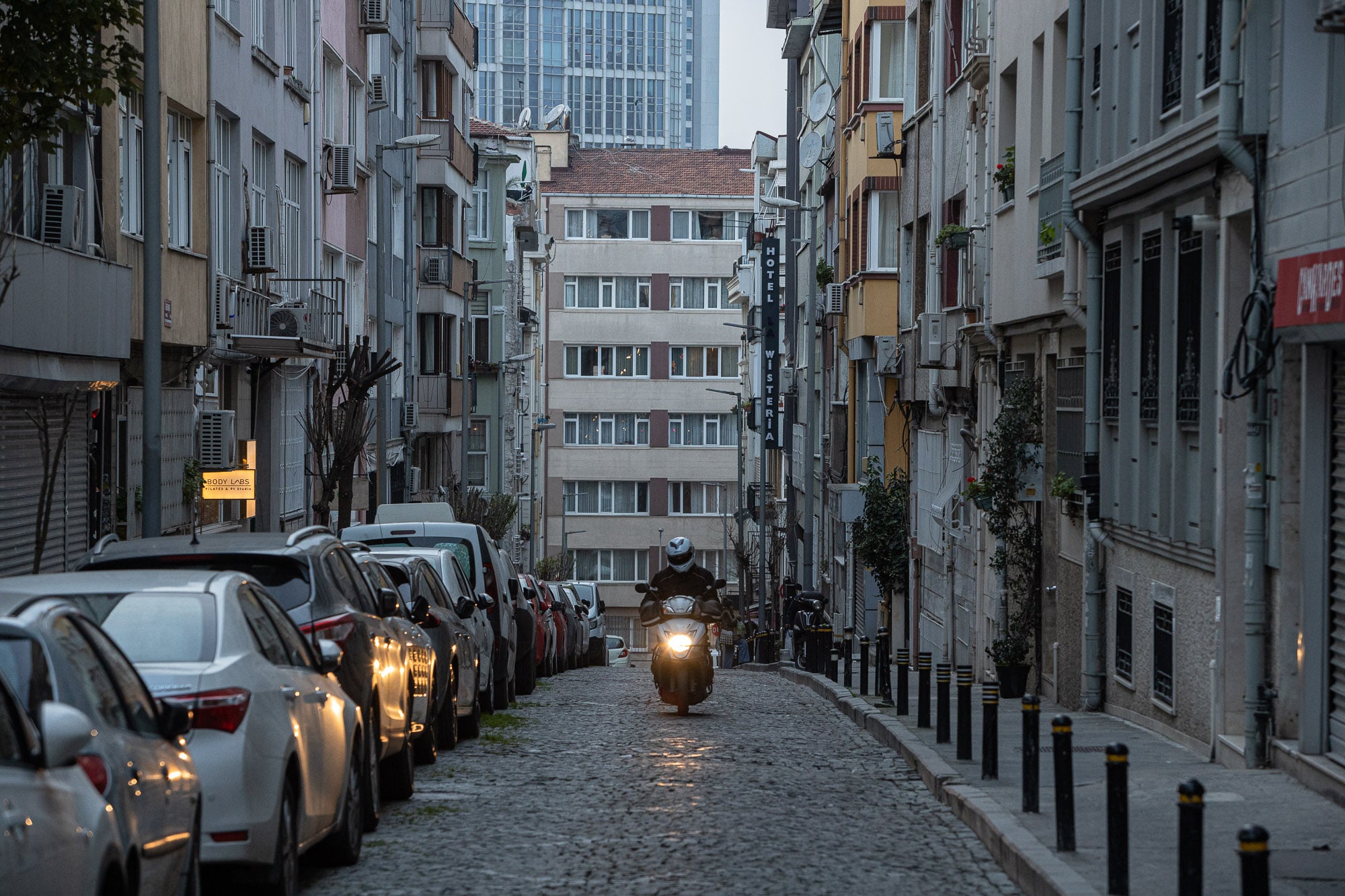 back alleys in European Istanbul