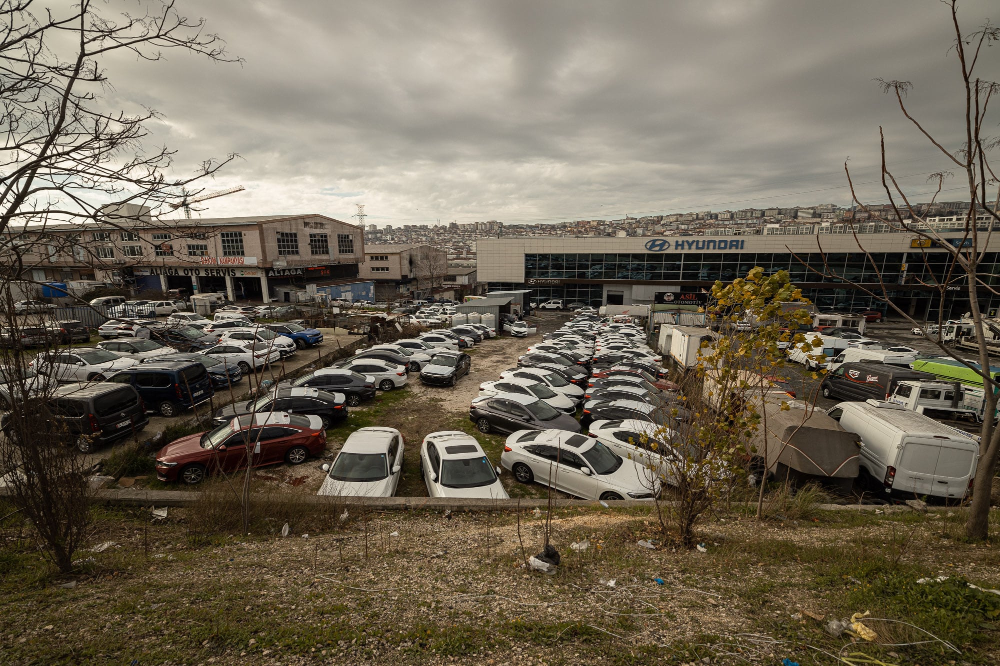 parking lot in Avcilar