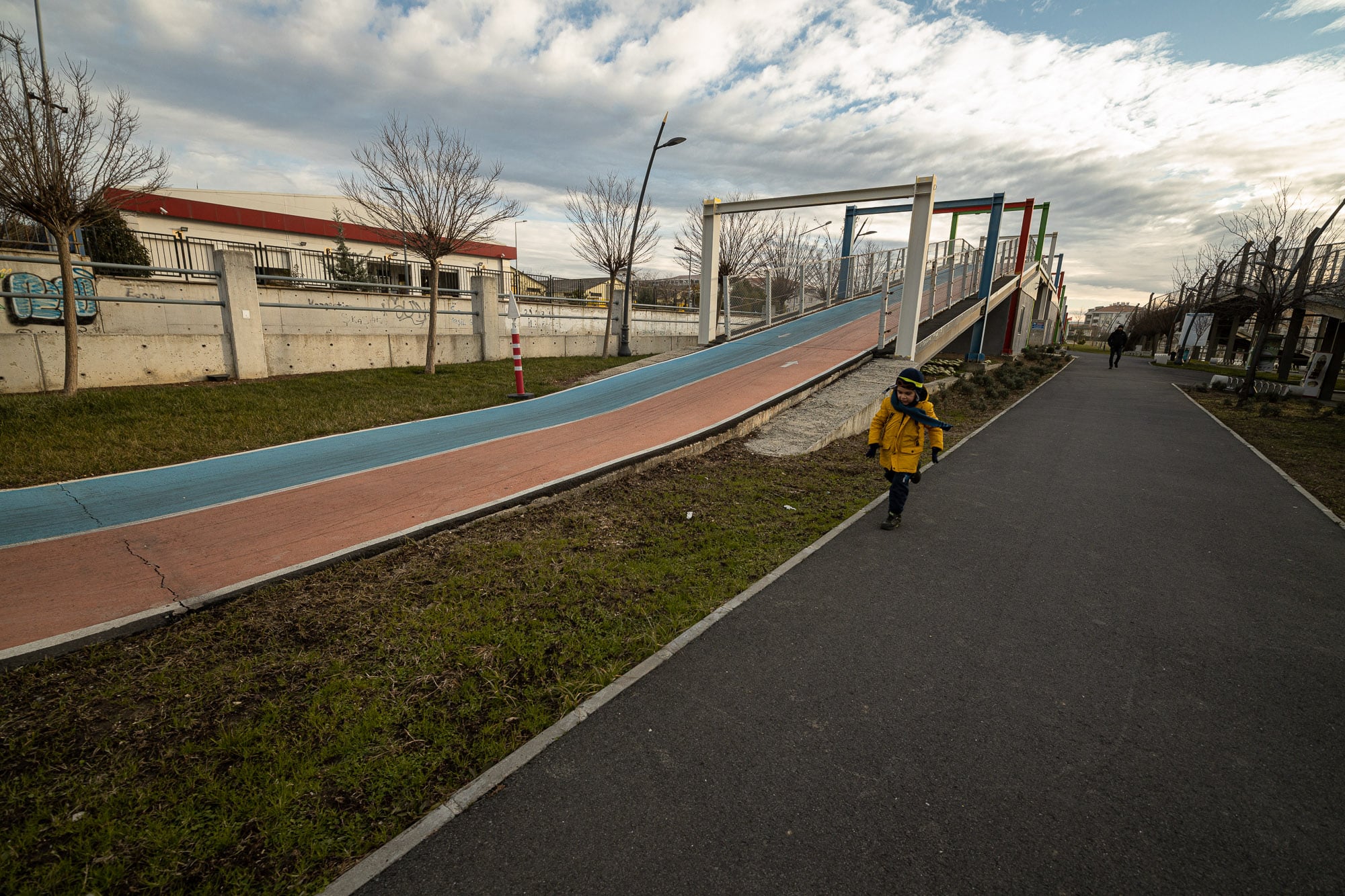 bicycle track in the Lüleburgaz Bicycle Academy