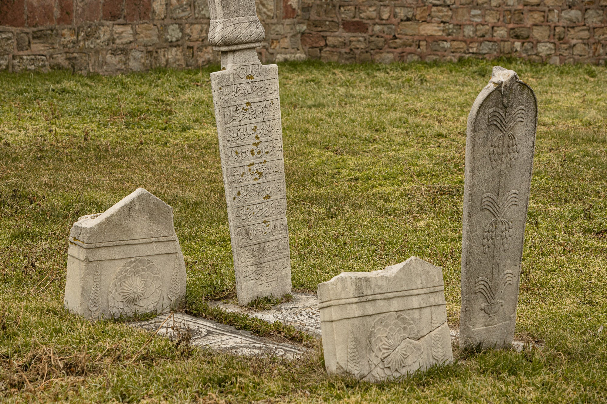 graves at the Muradiye Mosque of Edirne