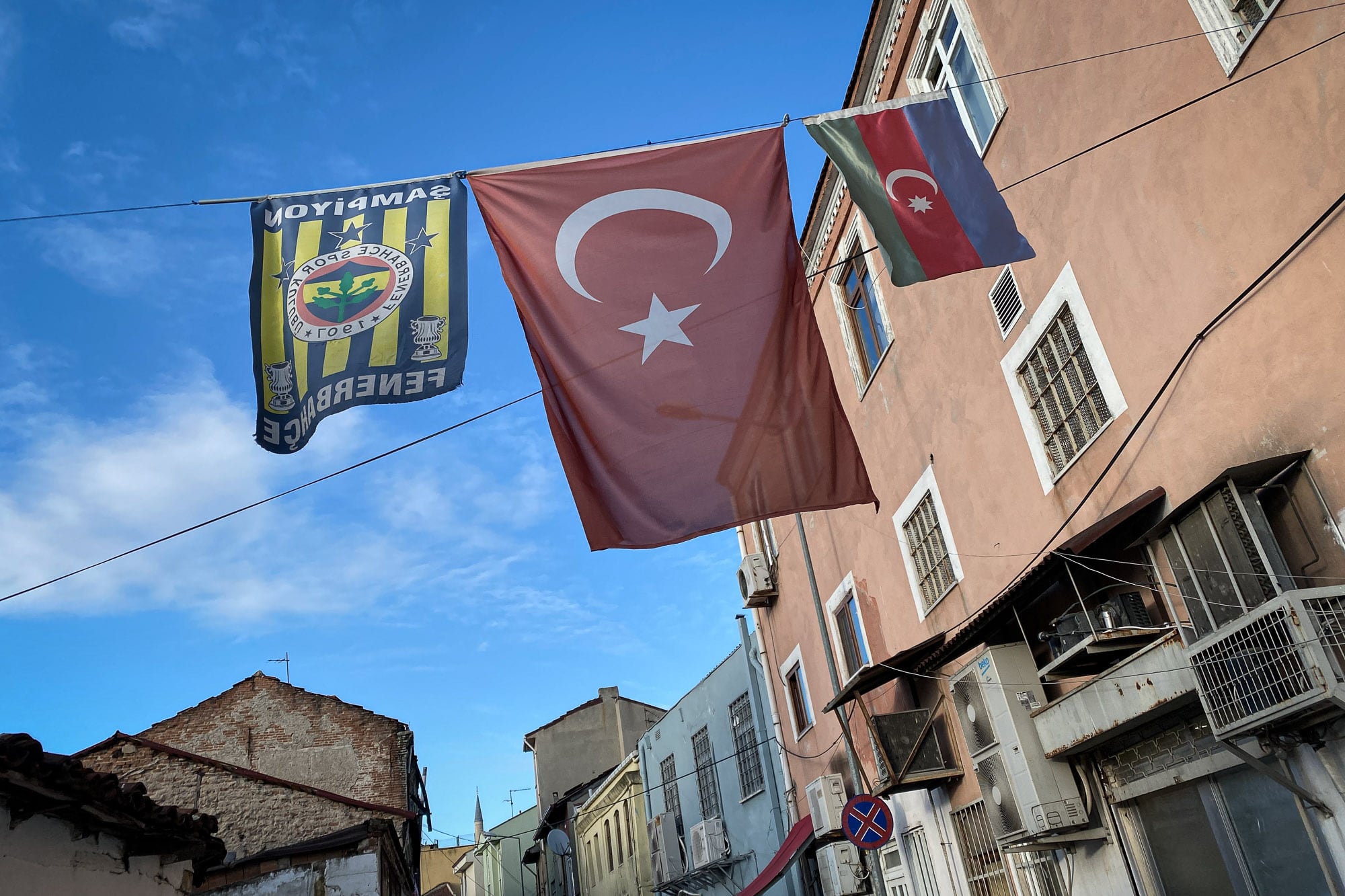 flags in Edirne