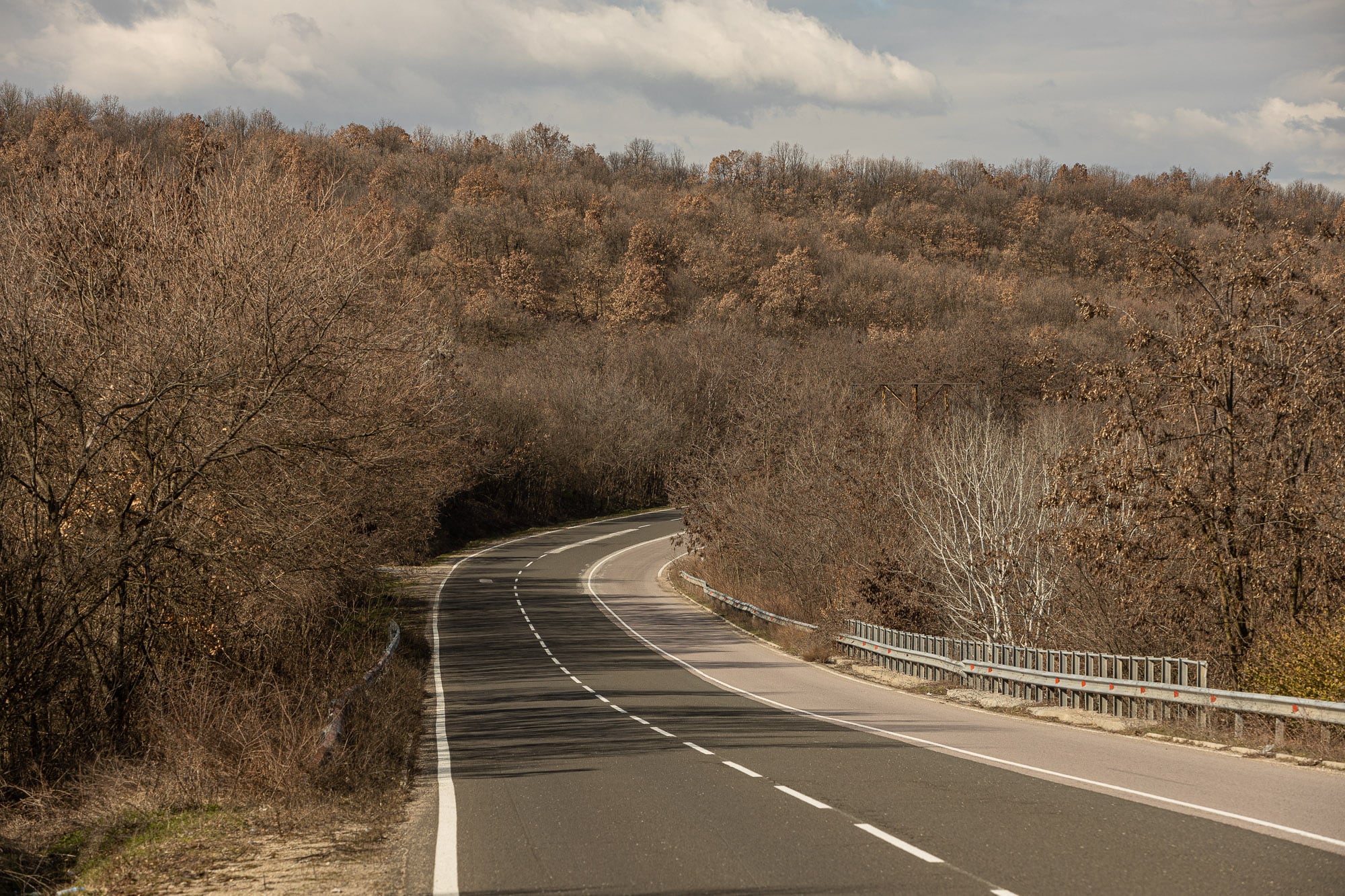 The road to walk from Harmanli to Aleksandrovo