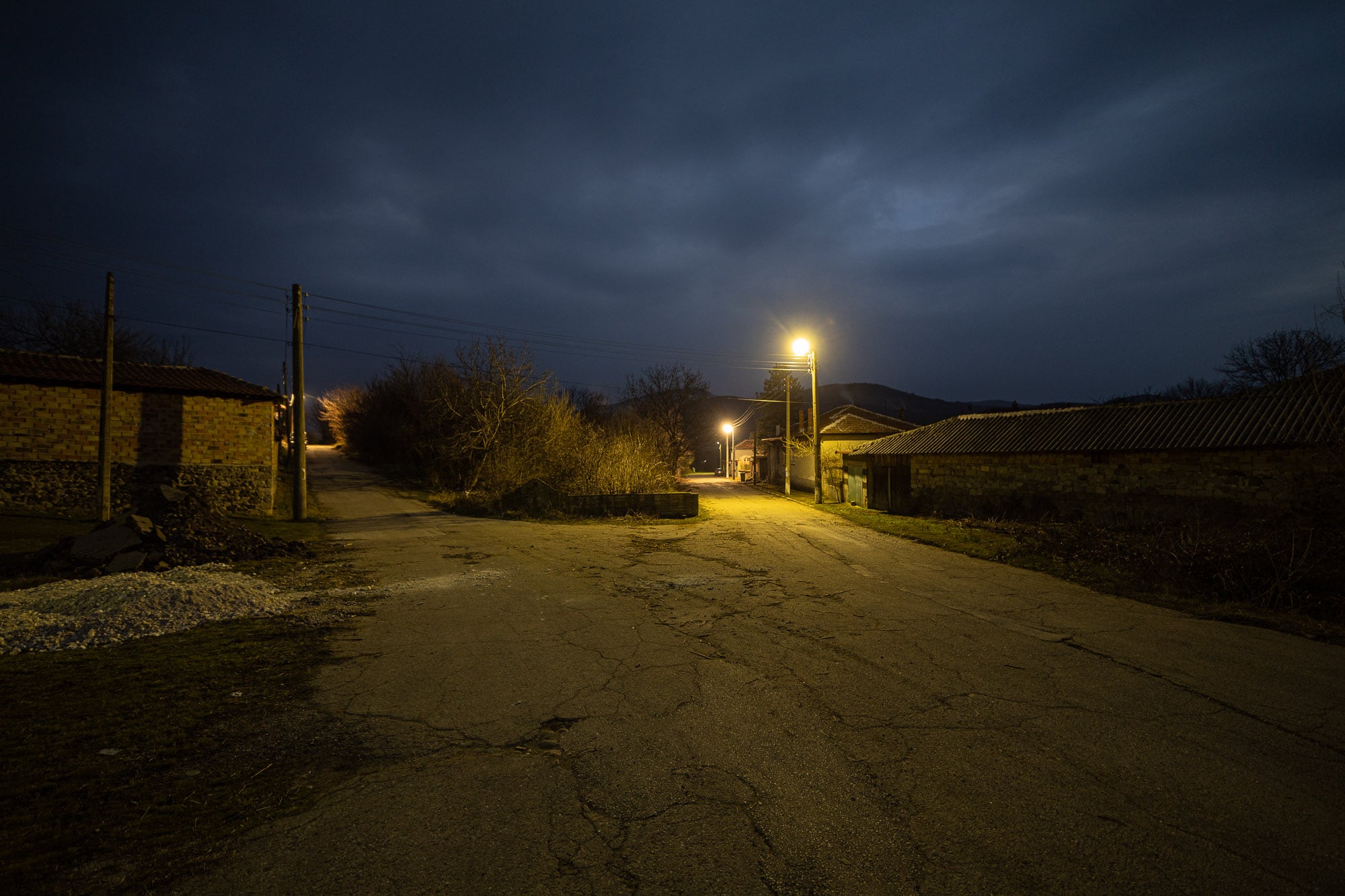 Bryagovo at night